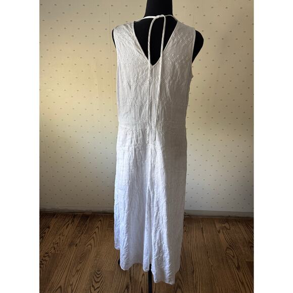 EVERLANE White 100% Linen Dress Size Small - Picture 10 of 12